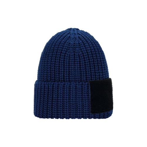 Preview: P.A.C. DIY Pat Beanie Blank - navy