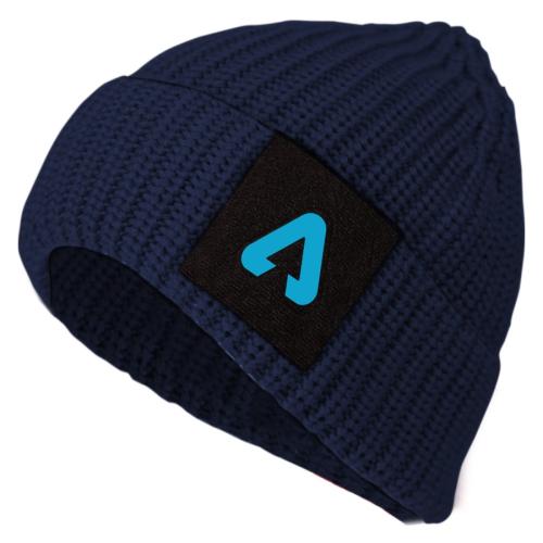 Preview: P.A.C. DIY Pat Beanie - navy - a con