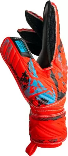 Reusch Attrakt Silver Junior - bright red/future blue/black