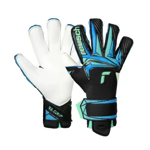 Reusch Attrakt RE:GRIP Evolution - black/ocean light