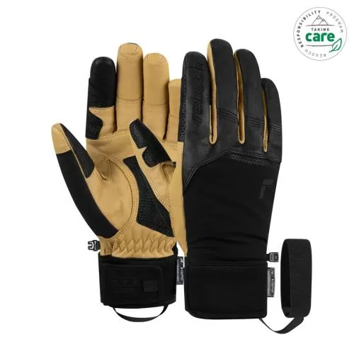 Reusch LLEON R-TEX® XT - black/camel