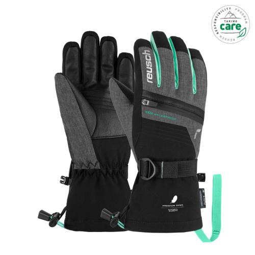 Preview: Reusch Lando R-TEX® XT Junior - blk/blk mel./cabb