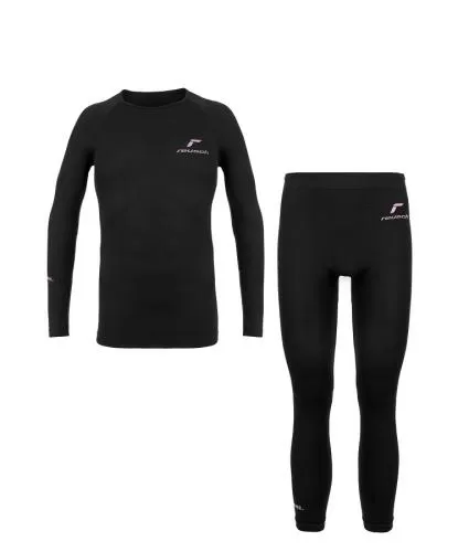 Reusch Underwear Set Lady - black/begonia pink