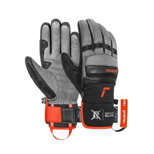 Preview: Reusch Alpine Master - black/silver/fluo red