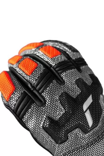 Reusch Worldcup Warrior DH - black/silver/fluo red