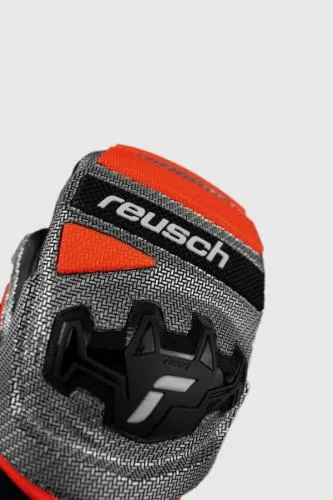 Reusch Worldcup Warrior GS Mitten - black/silver/fluo red