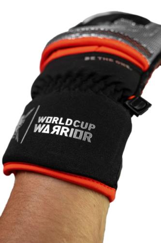 Preview: Reusch Worldcup Warrior GS Mitten - black/silver/fluo red