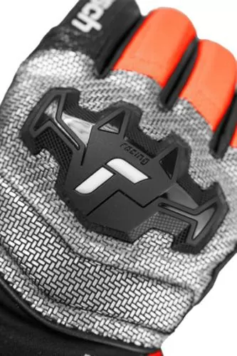 Reusch Worldcup Warrior GS Junior - black/silver/fluo red