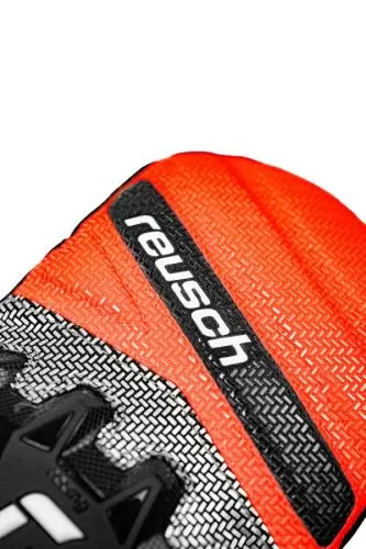 Reusch Worldcup Warrior R-TEX® XT Junior Mitten - black/silver/fluo red