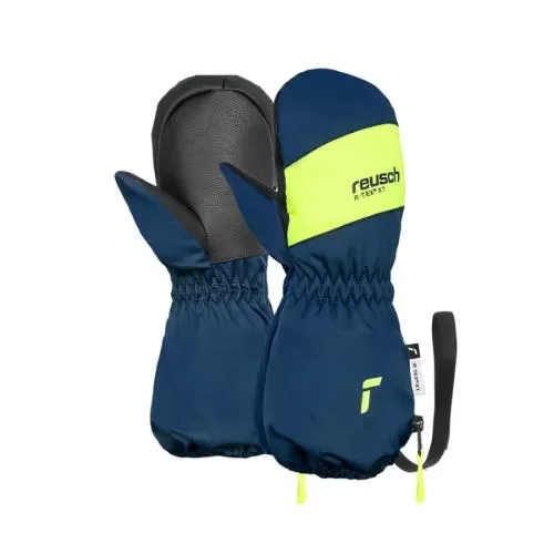 Reusch Cliff R-TEX® XT Mitten - dress blue/safety yellow
