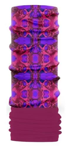 P.A.C. Recycling Fleece -8865 - deep psyflora