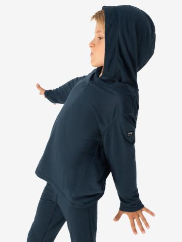 Preview: SN Super Natural K LIGHT HOODIE - blueberry