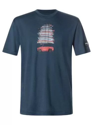 SN Super Natural K SURF TRIP TEE - blueberry/various