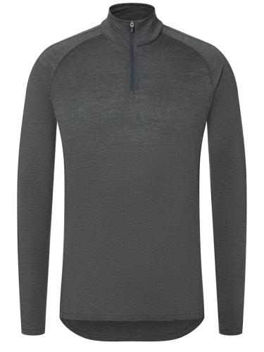 Preview: SN Super Natural M BASE 1/4 ZIP 175 - pirate grey melange