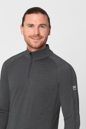 Preview: SN Super Natural M BASE 1/4 ZIP 175 - pirate grey mel