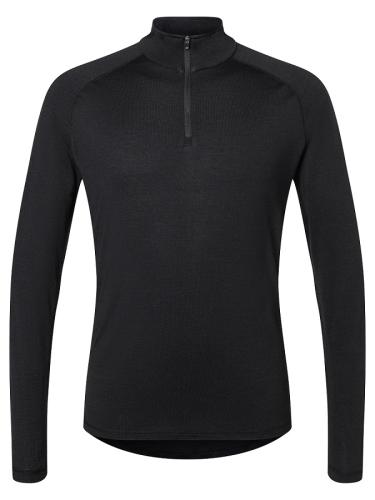 Preview: SN Super Natural M BASE 1/4 ZIP 230 - jet black