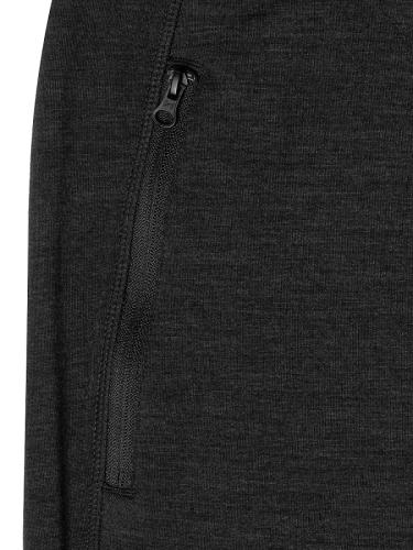 Preview: SN Super Natural M CITY CUFFED - Jet Black Melange