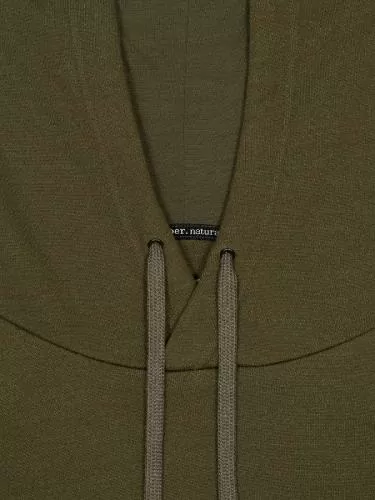 SN Super Natural M SIGNATURE HOODIE - OlivNigh/OlivNigh