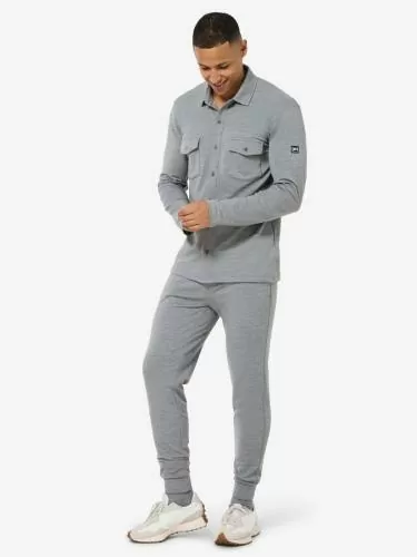 SN Super Natural M ADVENTURE SHIRT - cashmere grey melange