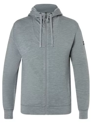 SN Super Natural M EVERYDAY HOODIE - cashmere grey melange