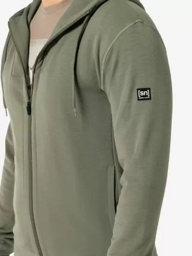 SN Super Natural M EVERYDAY HOODIE - tea leaf