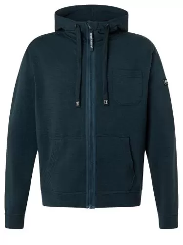 SN Super Natural M SOLUTION HOODIE - blueberry