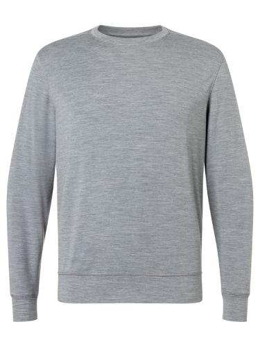 Preview: SN Super Natural M SOLUTION CREW - cashmere grey melange
