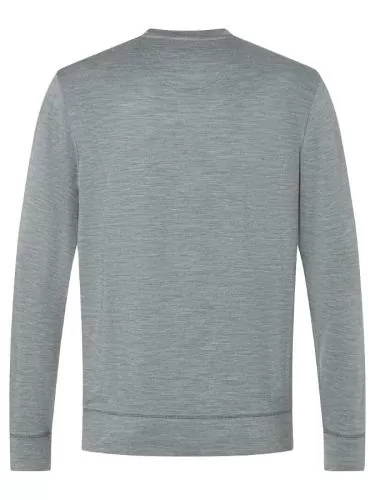 SN Super Natural M SOLUTION BIO CREW - cashmere grey melange