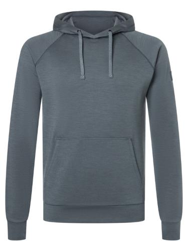 Preview: SN Super Natural M FAVOURITE BIO HOODIE - turbulence blue