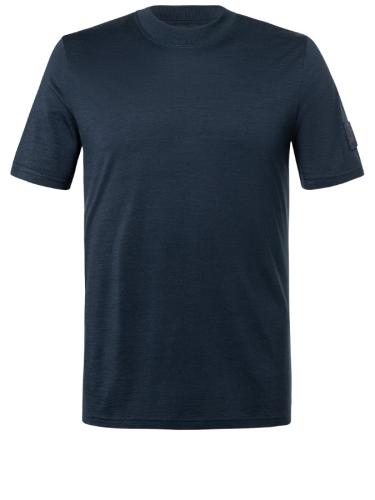 Preview: SN Super Natural M CASUAL RIB BIO J TEE - blueberry