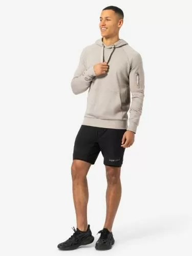 SN Super Natural M FAVOURITE POCKET HOODIE - vintage khaki melange