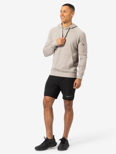 Preview: SN Super Natural M FAVOURITE POCKET HOODIE - vintage khaki melange