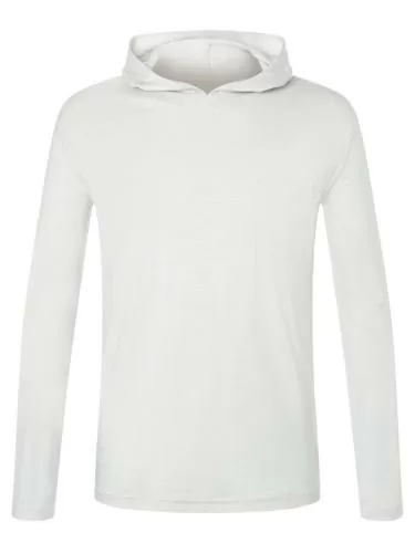 SN Super Natural M LIGHT BIO J HOODIE - white stone melange
