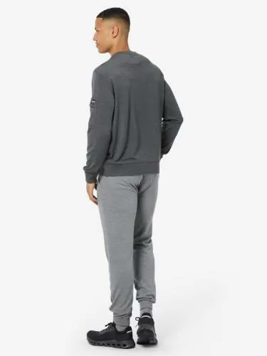 SN Super Natural M ALPINE BRUSH CREWNECK - dark shadow melange