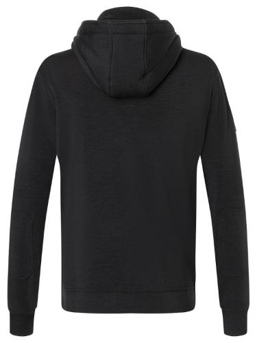 Preview: SN Super Natural M SOLUTION DWR HOODIE - jet black