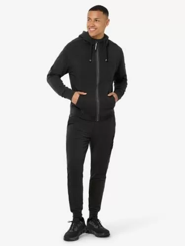 SN Super Natural M SOLUTION DWR HOODIE - jet black