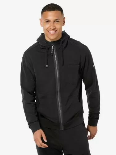 SN Super Natural M SOLUTION DWR HOODIE - jet black