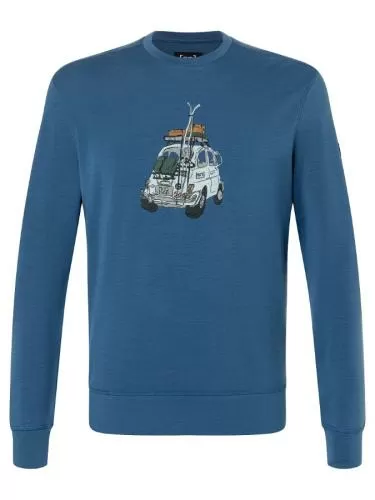 SN Super Natural M CARSKI CREW - ocean blue/various