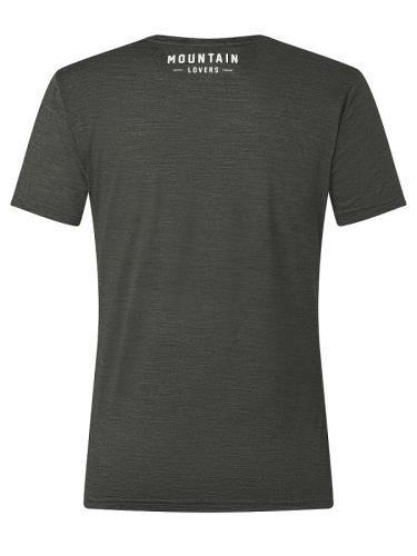 Preview: SN Super Natural M SKIEUR TEE - pirate grey melange/fresh white