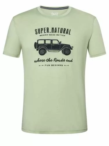 SN Super Natural M ALL TERRAIN TEE - cel green/ur chic