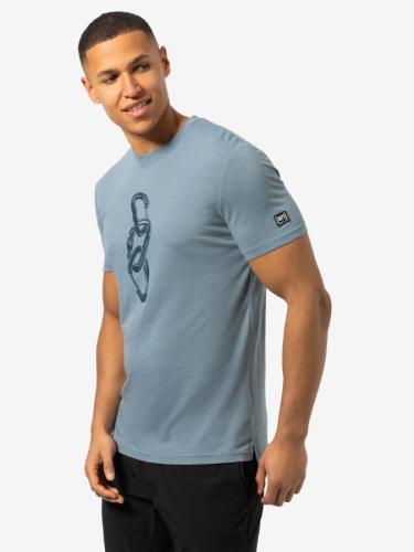 Preview: SN Super Natural M CARABINERI TEE - flint stone/blueberry