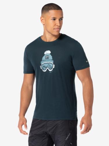 Preview: SN Super Natural M GOGEANIE TEE - blueberry/various