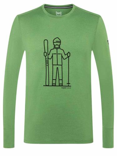 Preview: SN Super Natural M SKIEUR LS - willow brough/pirate grey