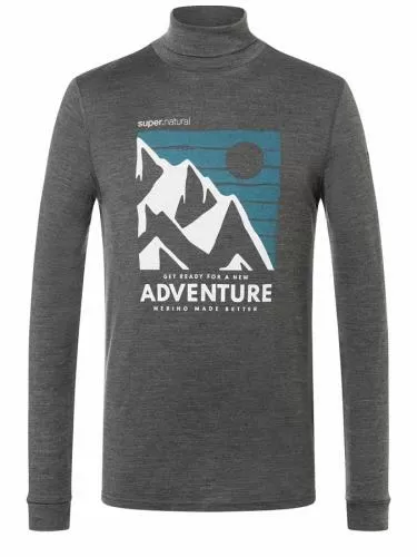 SN Super Natural M ADVENTURE TURTLE - pirate grey melange/feather grey/hydro