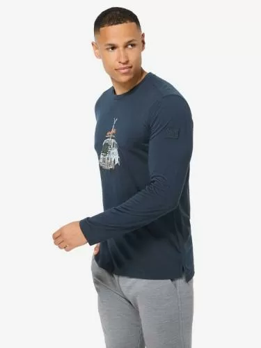 SN Super Natural M CARSKI BIO J LS - blueberry/various