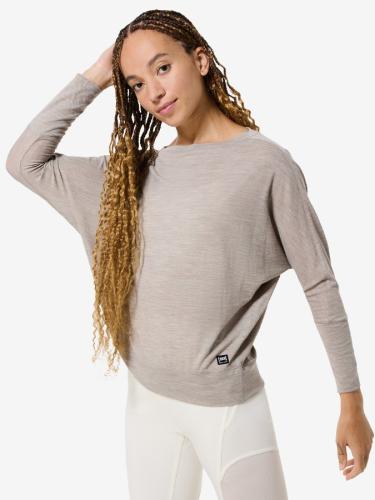 Preview: SN Super Natural W KULA TOP - vintage khaki melange