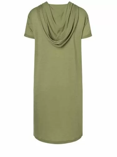 SN Super Natural W HOODED DRESS - sage