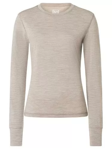 SN Super Natural W TUNDRA175 LS - vintage khaki melange