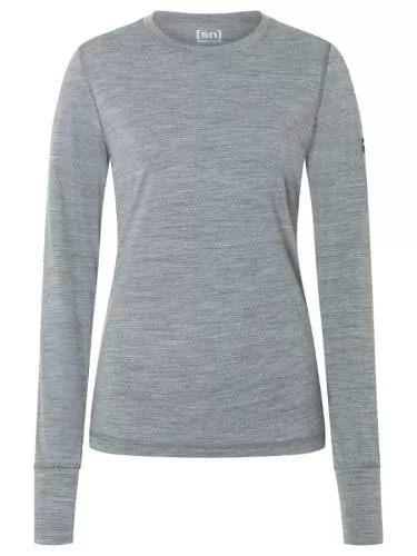 SN Super Natural W TUNDRA175 LS - cashmere grey melange