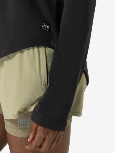 Preview: SN Super Natural W EVERYDAY CREW - jet black